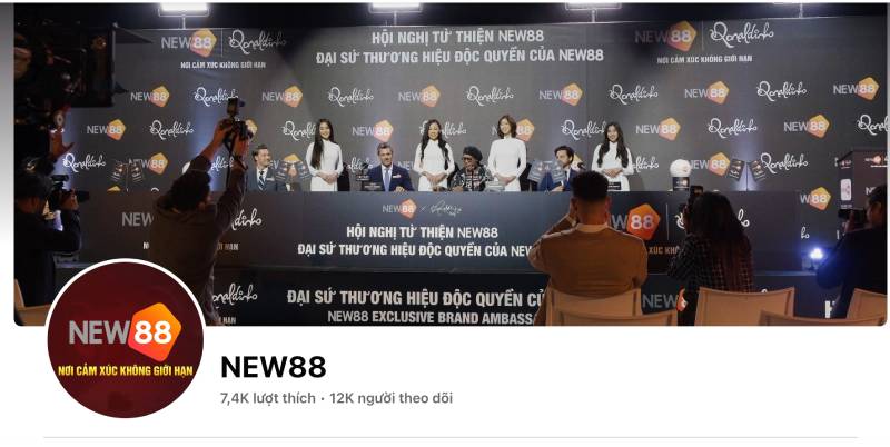 Liên Hệ 3 Fanpage Facebook NEW88 – Giao diện thân thiện, tương tác dễ dàng