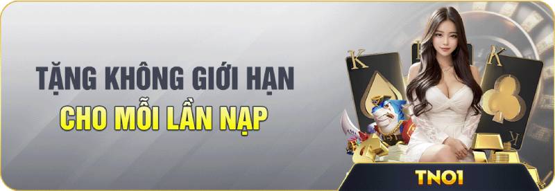 Hoàn tiền 5% mỗi lần nạp – Không giới hạn số lần