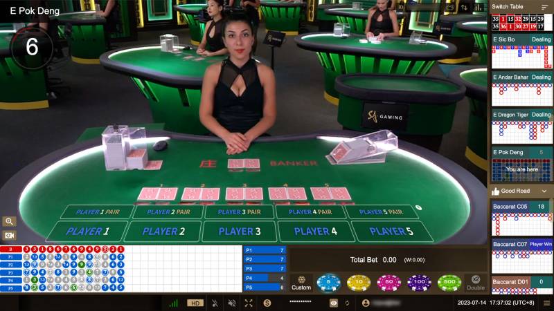 Thứ tự bài mạnh trong Pok Deng